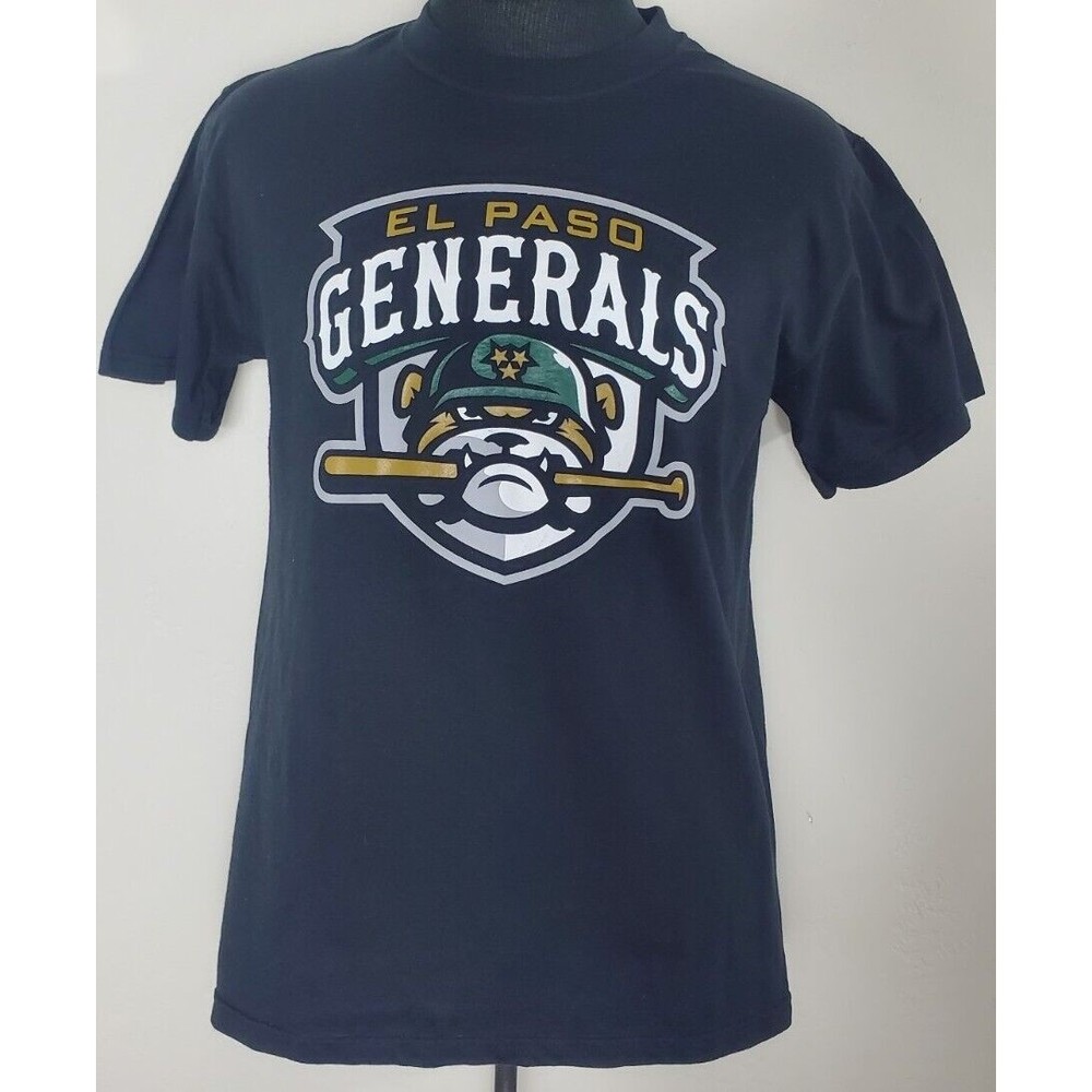 Mens El Paso Texas Bulldogs Baseball Generals Vintage T Shirt Sz Medium